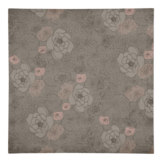 Multi Floral Cotton Twill Napkin